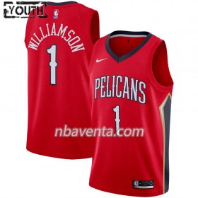 Camiseta Niños New Orleans Pelicans Zion Williamson 1 2019-20 Nike Statement Edition Swingman